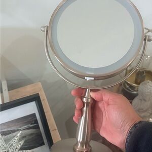 Elegant Silver Vanity Mirror